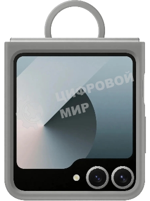 Чехол (клип-кейс) Samsung для Samsung Galaxy Z Flip6 Silicone Case Silicone Case Flip 6 (F741) серый (EF-PF741TJEGRU)