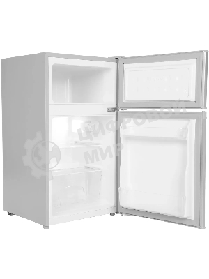 Холодильник Hyundai CT10021H серебристый двухкамерный 60/25л морозилка сверху