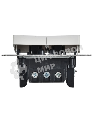 Выключатель 2-кл. прох. 10А ВС10-2-6-БрАБ а/б IEK. BRITE