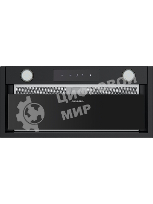 Вытяжка встраиваемая Maunfeld Fantasy Light 60 черная, 59.7 см, 800 куб. м/ч, 52 дБ