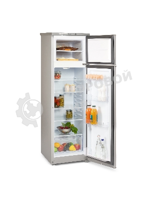 Холодильник Бирюса M424 металлик двухкамерный 170/35л морозилка сверху