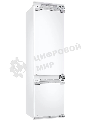 Встраиваемый холодильник Samsung BRB70F30AEF0EO белый двухкамерный 224/74л морозилка снизу No Frost
