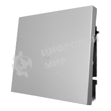 Выключатель проходной 1-кл. СП ZIMA IP20 10А безвинт. зажим серый матовый LEZARD 704-7488-105QC