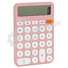 Калькулятор настольный Deli EM124PINK розовый 12-разр.
