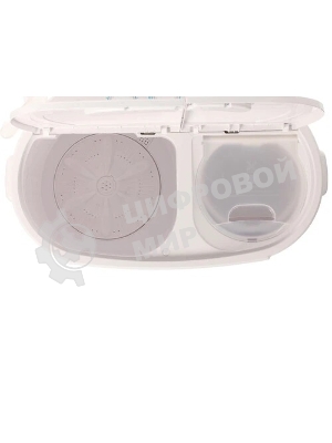 Стиральная машина Фея СМП 60 Н белый/голубой, загрузка вертикальная 6 кг, 1350 об/мин., класс: А