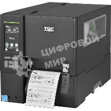 Принтер этикеток TSC MH341T стационарный, термотрансферная печать и прямая термопечать, 300 dpi, 305 мм/сек, Bluetooth, Ethernet, RS-232, USB, Wi-Fi, черный