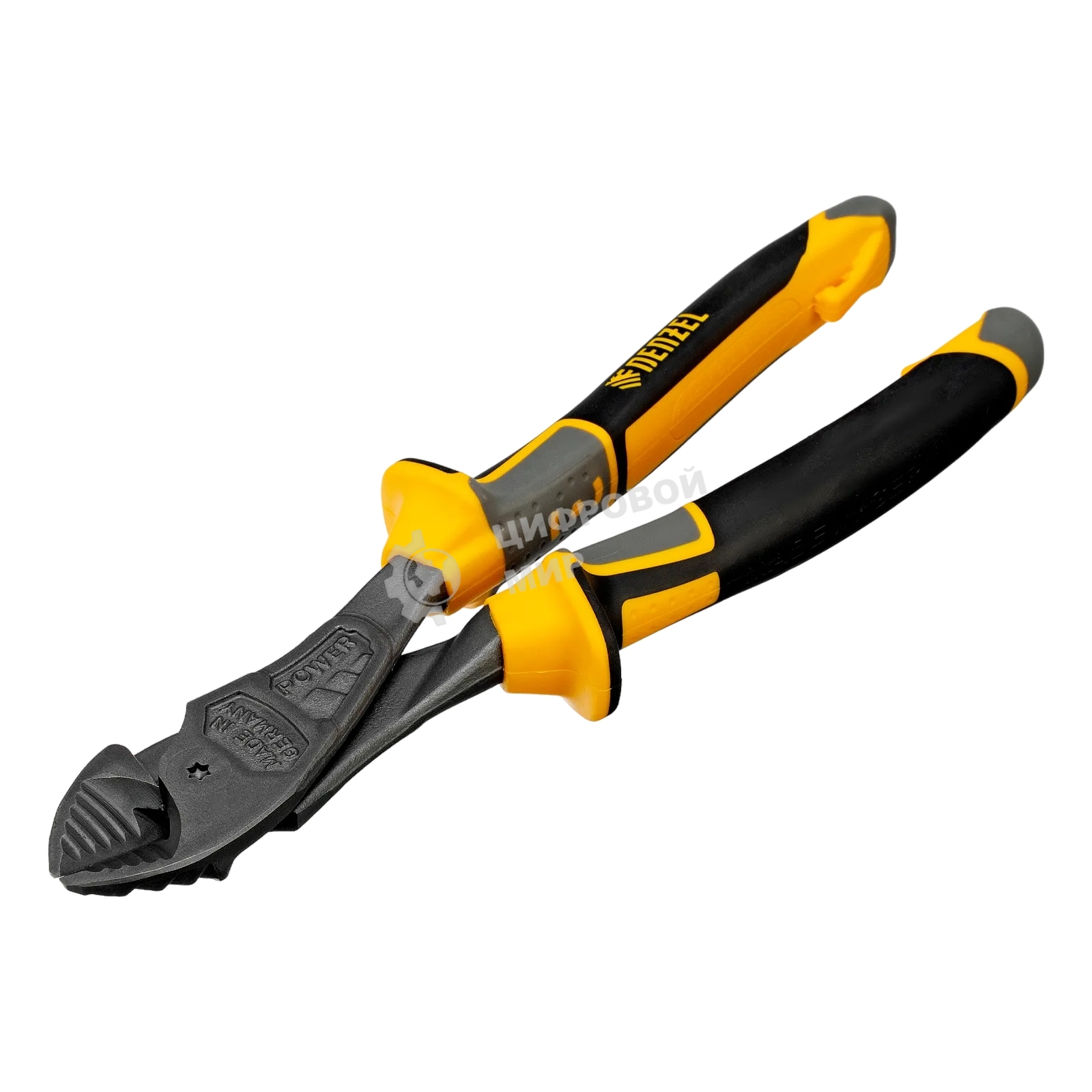 Бокорезы Denzel 200 мм, усиленные, трехкомпонентные рукоятки