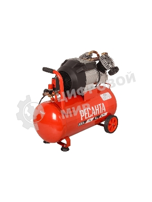 Компрессор поршневой Ресанта КП-50/400М масляный 400л/мин 50л 2500Вт красный/черный