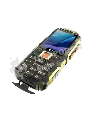 Мобильный телефон BQ 2430L Tank Connect камуфляж/золотистый