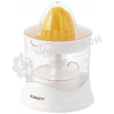Соковыжималка Scarlett SC-JE50C02 белый, цитрусовая, 25 Вт, 700 мл, механическое