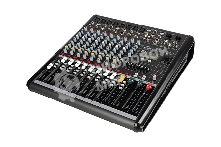 Микшер INTREND ITMIX-8-2 аналоговый, 12 входов (8 аналоговых, 1 стерео, 2 USB), 2 группы, эффекты