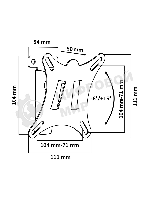 Кронштейн LE'STER LST-101.02 ТВ 10