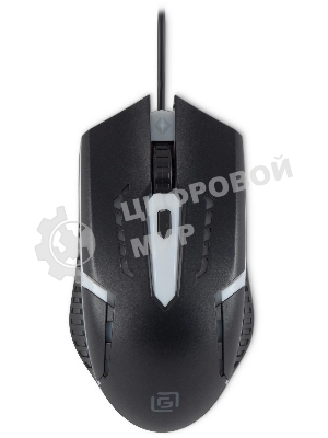 Мышь проводная Oklick 398G черный, 2400 dpi, USB, кнопки - 4