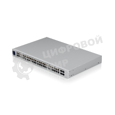 Коммутатор PoE в стойку UniFi Switch 48 PoE USW-48-PoE-EU Ubiquiti 48х 1G RJ45, 4х SFP, раздача 195 Вт, (072146)