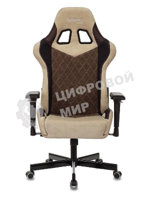 Кресло игровое Бюрократ VIKING 7 KNIGHT BR FABRIC коричневый текстиль/эко.кожа крестовина металл/пластик