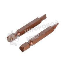 Бита EDGE by PATRIOT SL4,5, сталь S2, длина 50 мм, 2шт в блистере