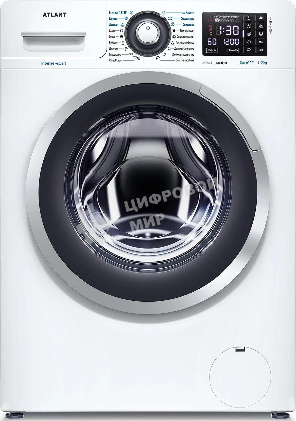 Стиральная машина Atlant СМА 70С1214-A-01 белый, загрузка фронтальная 7 кг, 1200 об/мин, класс: А++