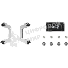 Кулер для процессора AeroCool/Formula Cylon 3H черный, 120 мм, алюминий, 1800 об/мин, 24.3 дБ, 4 pin, 125 Вт, 98 мм