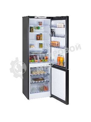 Холодильник Бирюса B6130 черный двухкамерный 245/100л морозилка снизу