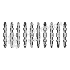 Бита двухстор. Gross PH2-PZ2х45мм, сталь S2, 10шт.