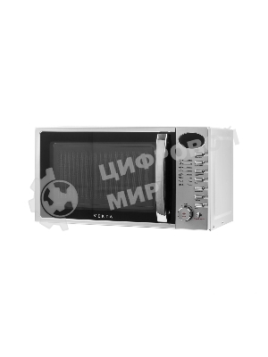 Микроволновая печь Vekta TS720ATS серебристый/черный, 20 л, 700 Вт, переключатели - кнопки, поворотный механизм