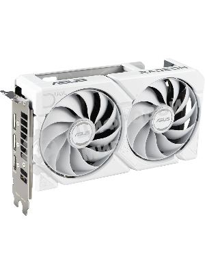 Видеокарта Asus DUAL-RX9060XT-16G-WHITE белый