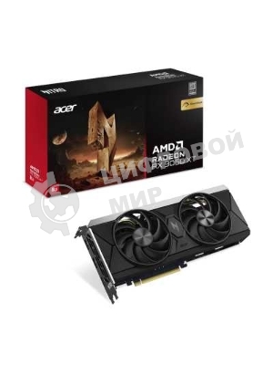 Видеокарта Acer DP.Z4UWW.P01, AMD Radeon RX 9060 XT, 8 ГБ GDDR6, 128 бит, PCI-e 5.0, 1xHDMI, 2xDP