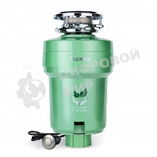 Измельчитель пищевых отходов Бирюса WD-550E2 зеленый