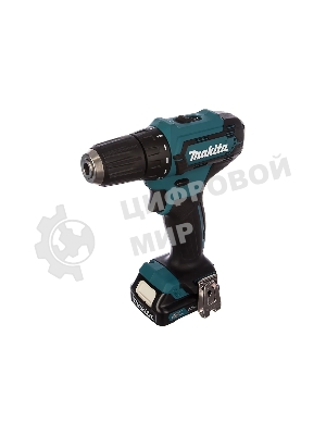 Дрель-шуруповерт Makita DF333DWYE, 12 В, 1.5 Ач, 30 Нм, щеточный
