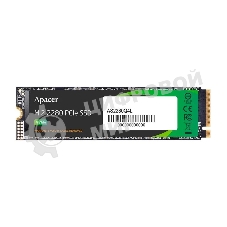 Накопитель SSD Apacer 256Gb, M.2 2280, PCIe Gen4x4, NVMe 1.4, R/W 3300/1300