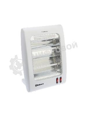 Инфракрасный обогреватель Sakura SA-0670W, белый, кварцевый, 900 Вт, 20 м2
