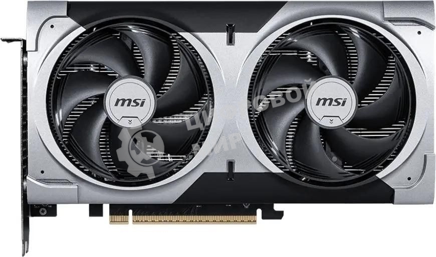 Видеокарта MSI RTX 5060 Ti VENTUS 2X OC PLUS, NVIDIA RTX 5060 Ti, 16 ГБ GDDR7, 128 бит, PCI-e 5.0, 1xHDMI, 3xDP, 2602 МГц