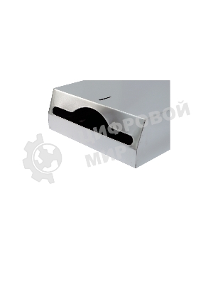 Диспенсер бумажных полотенец Puff 5615, хром мат., антивандальный с ключом