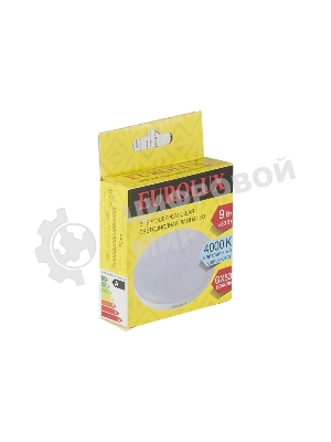 Лампа светодиодная EUROLUX LL-E-TAB-9W-230-4K-GX53 таблетка