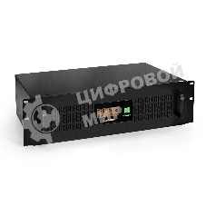 Источник бесперебойного питания ExeGate EP270874RUS Power RM Smart UNL-1500 LCD 1500VA, черный, 3U, 3 евророзетки, USB