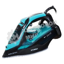 Утюг Hyundai H-SI01221 3000 Вт черный/зеленый