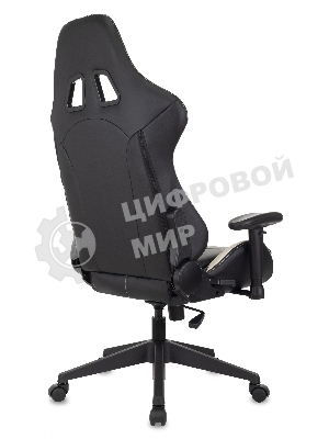 Кресло Бюрократ VIKING 5 AERO WHITE черный/белый, экокожа, 120 кг, механизм качания