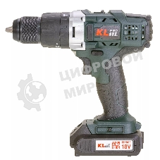 Дрель-шуруповерт Klpro KLDM18-20, 18 В, 2 Ач, 40 Нм, щеточный, ударный