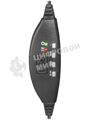 Гарнитура Defender Gryphon 750U чёрный, проводная