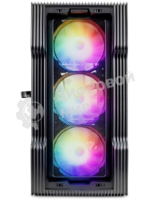 Компьютерный корпус 1STPLAYER TRILOBITE T3 черный mATX, TG 4x 120мм LED fans inc. T3-BK-4F1