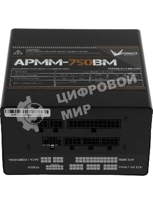 Блок питания Aerocool/Formula ATX 750W APMM-750BM 80 PLUS bronze (20+4pin) APFC 140мм fan 6xSATA Cab Manag RTL