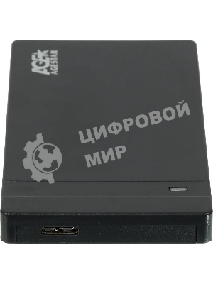 Внешний корпус для HDD AgeStar 3UB2P3 SATA III пластик черный 2.5