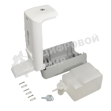 Локтевой дозатор универсальный для жидкого мыла и дез. растворов, 800 мл, Puff 8189, пластиковый
