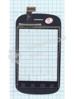 Сенсорное стекло (тачскрин) для Fly IQ235 Uno, черное