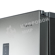 Холодильник Бирюса SBS 400 I нержавеющая сталь двухкамерный 232/168 л морозилка слева, No Frost, Side-by-side