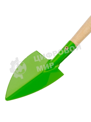 Совок посадочный широкий Palisad 70х310 мм, стальной, деревянная рукоятка