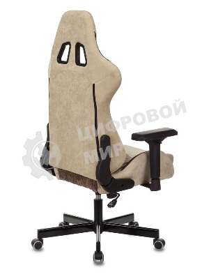 Кресло игровое Бюрократ VIKING 7 KNIGHT BR FABRIC коричневый текстиль/эко.кожа крестовина металл/пластик