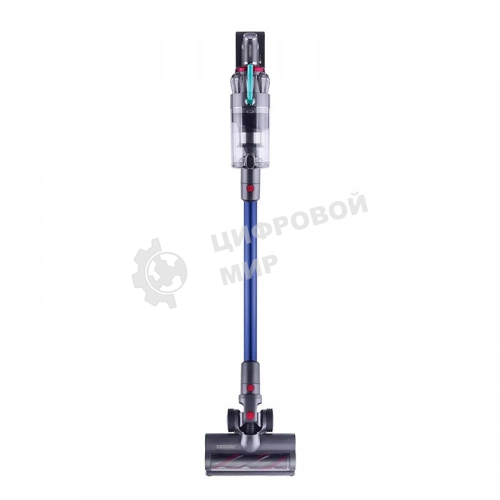 Пылесос вертикальный Zelmer STICK ZSVC822 STEFAN синий/серый, питание от аккумулятора, 200 Вт, уборка сухая, пылесборник 0.35 л