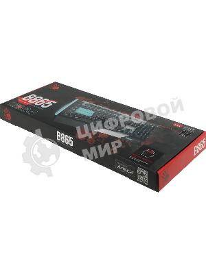 Клавиатура проводная A4Tech Bloody B865 USB серый/черный