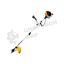 Триммер бензиновый Denzel DR-43S, 43 см3, разъемная штанга, состоит из 2 частей